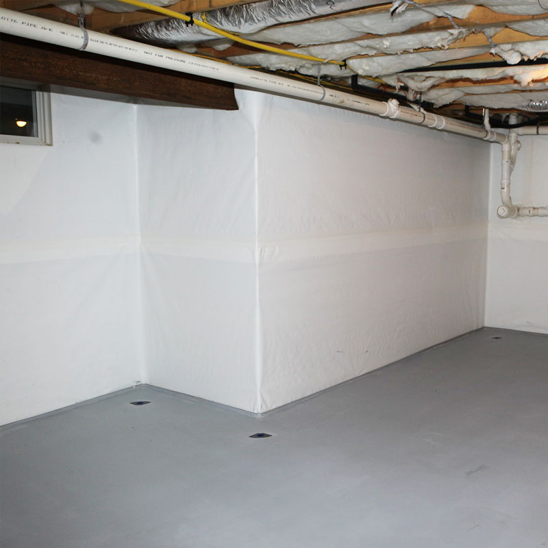 Crawlshield Vapor Barrier to protect from mold, moisture and much more